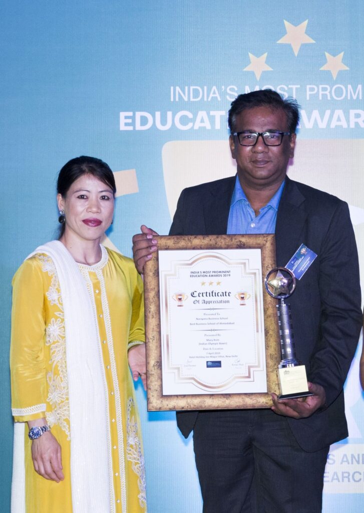 Narayana Business School Awards and Accolades Best MBA colleges in Anand